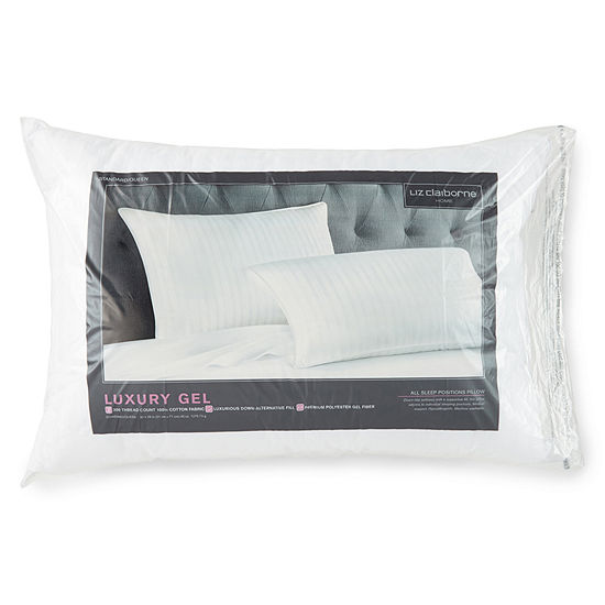 Liz Claiborne Luxury Gel Down Alternative Pillow Color White