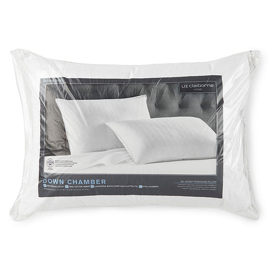 Liz Claiborne Down Chamber Pillow, Color: White - JCPenney