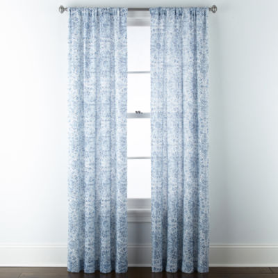Liz Claiborne Melbourne Light Filtering Rod Pocket Curtain Panel