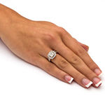 DiamonArt® Womens 1 7/8 CT. T.W. White Cubic Zirconia 10K Gold Bridal Set