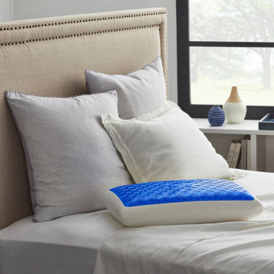 Sealy Cool Gel Memory Foam Medium Density Pillow Color White