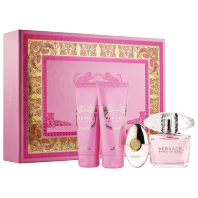 versace pink perfume gift set