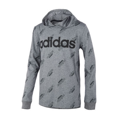 adidas long sleeve hooded t shirt