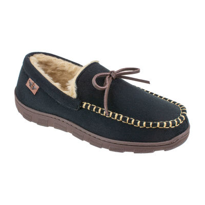 wide width moccasin slippers