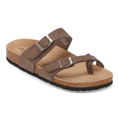 arizona fireside womens footbed sandals