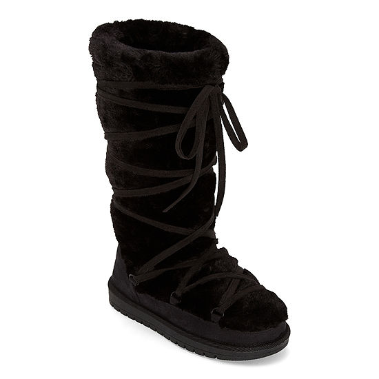 Worthington Womens Belfast Winter Boots Flat Heel