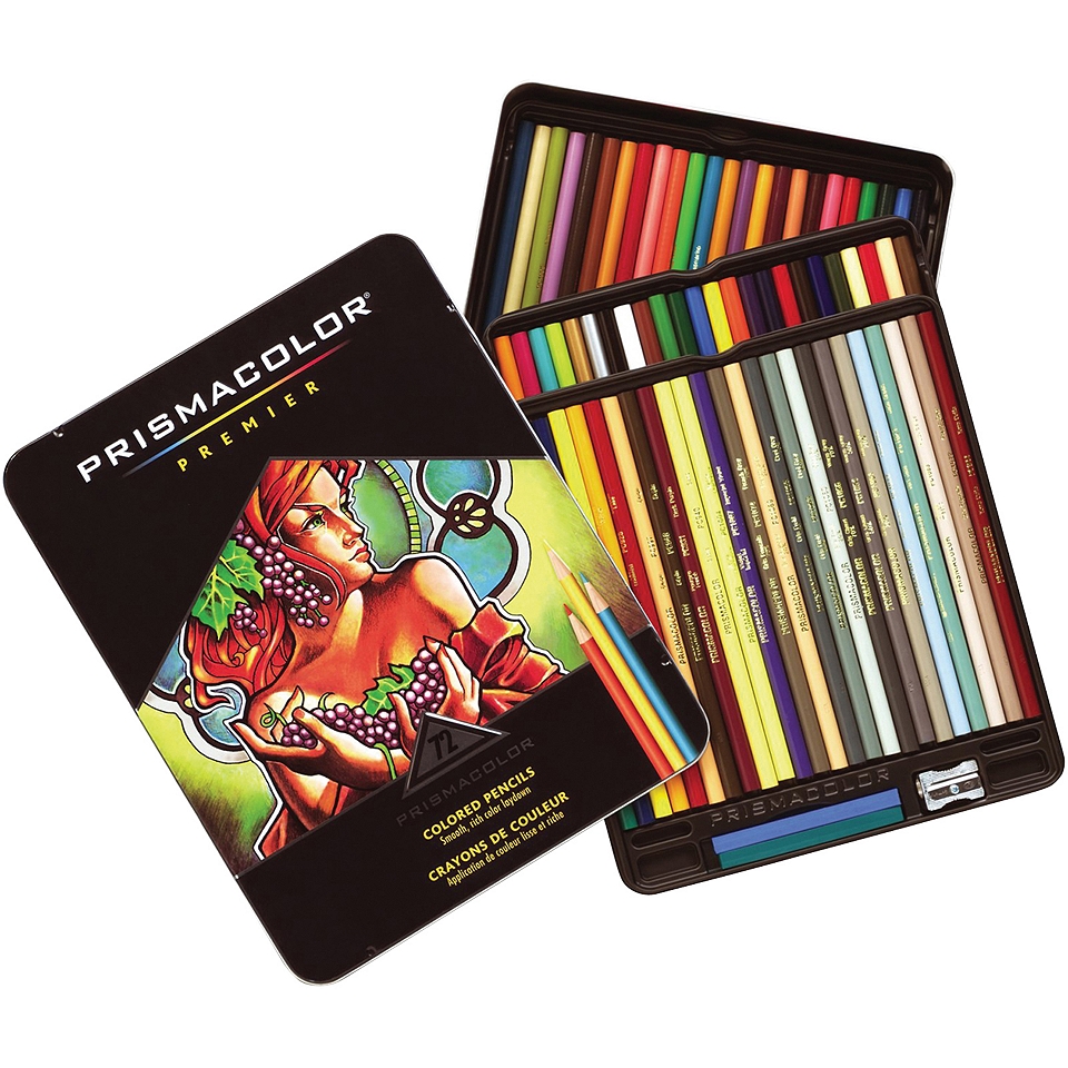 Prismacolor Premier Colored Pencil Set with Two Bonus Artstix