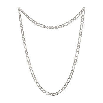 Sterling Silver Figaro Chain 24