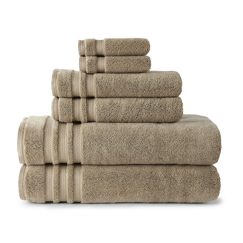 LIZ CLAIBORNELiz Claiborne Luxury Egyptian Hygrocotton Loops Bath Towel