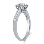 I Said Yes Womens 3/8 CT. T.W. Lab Grown White Diamond Sterling Silver Round Bridal Set
