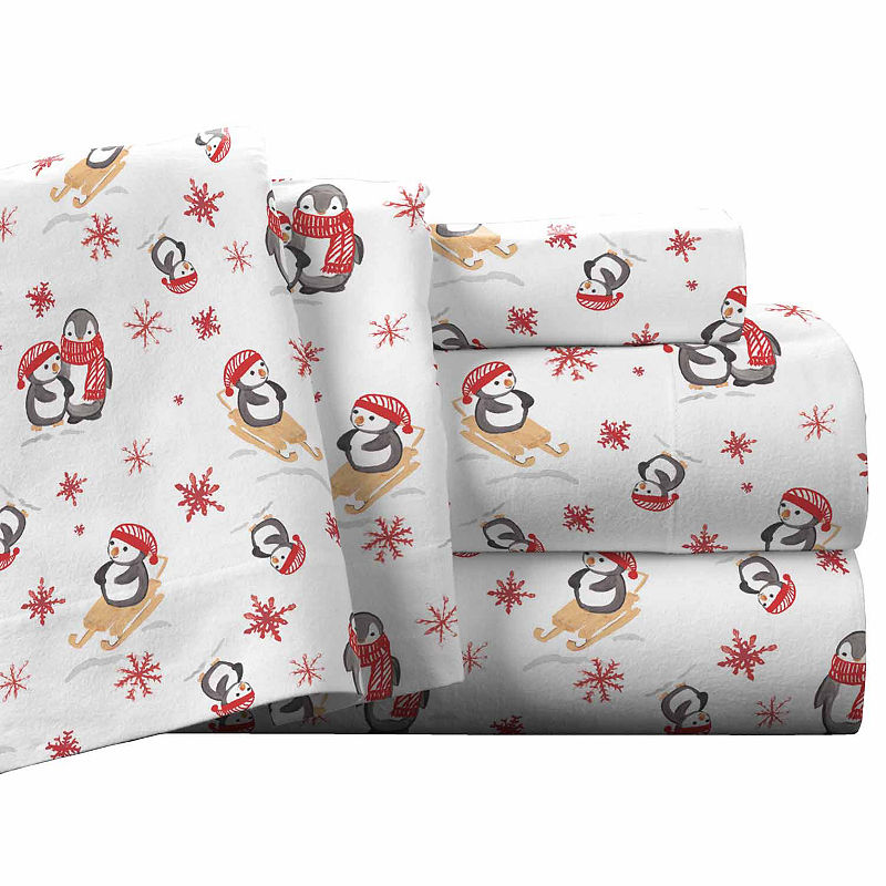 Pointehaven Luxury Weight Flannel Sheet Set, Twin
