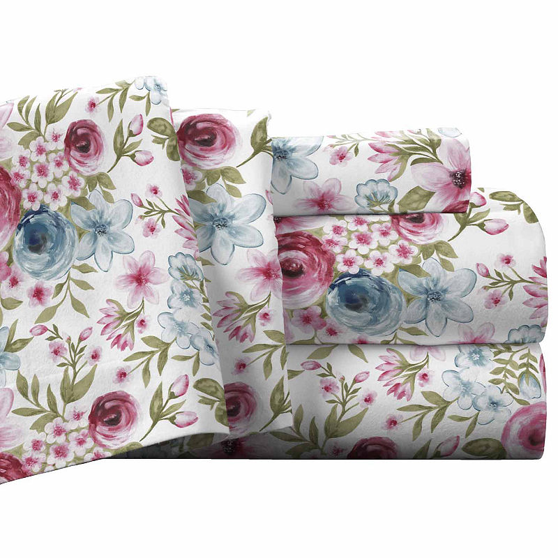 Pointehaven Luxury Weight Flannel Sheet Set, Full