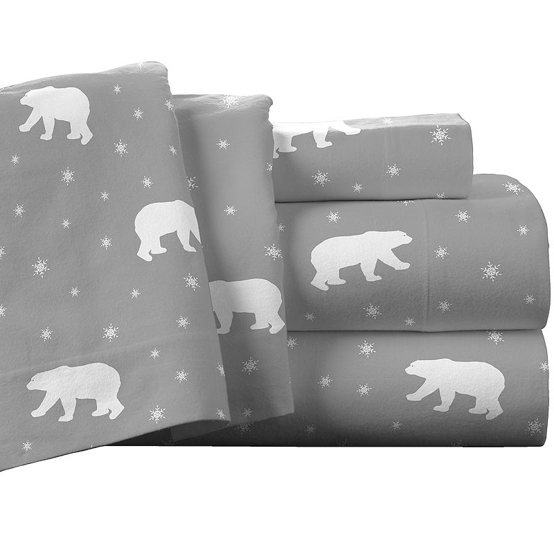 Pointehaven Luxury Weight Flannel Sheet Set, Calking