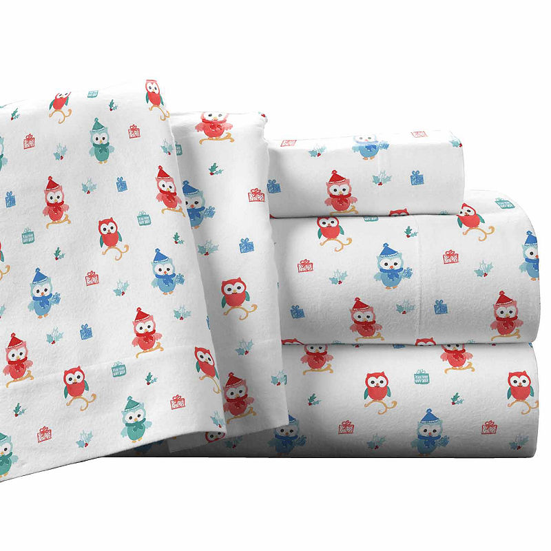 Pointehaven Luxury Weight Flannel Sheet Set, Calking