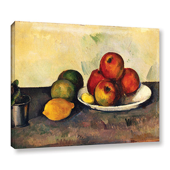 Brushstone Still Life with Apples Gallery Wrapped Canvas Wall Art