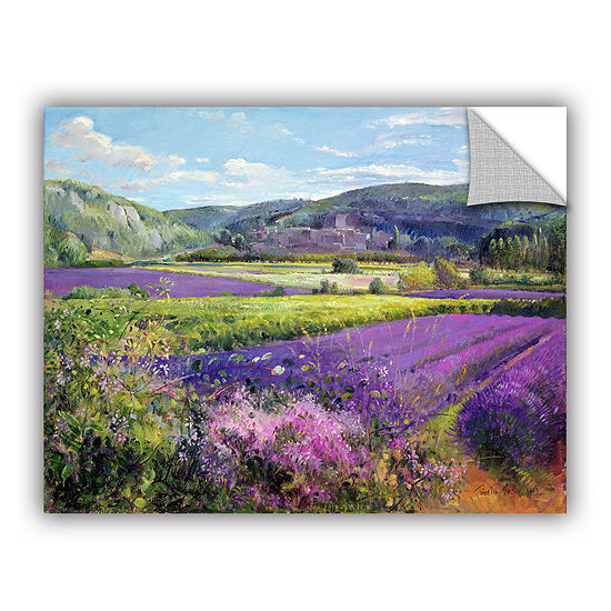 Brushstone Lavender Fields in Old Provence Removable Wall Decal