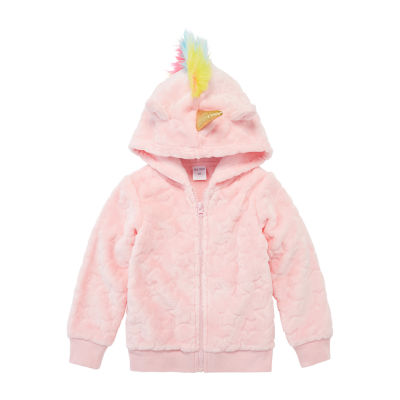 sherpa hoodie toddler girl