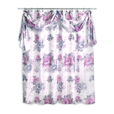 lilac shower curtain