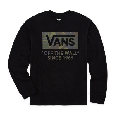 vans boys long sleeve