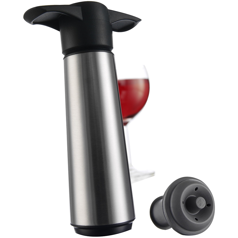 VACUVIN Wine Saver Stainless Steel Gift Set