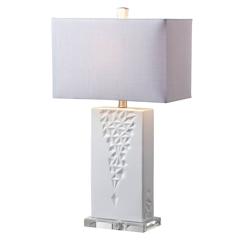Dale Tiffany Logan Table Lamp, White