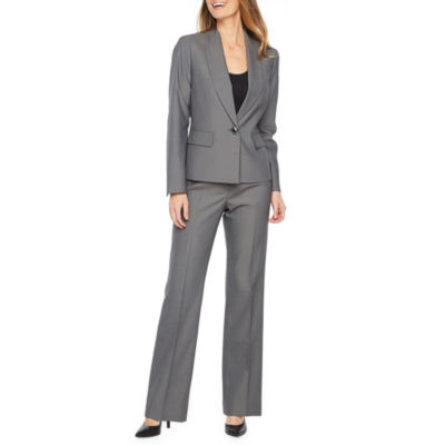 Le Suit Pant Suit, Color: Grey - JCPenney