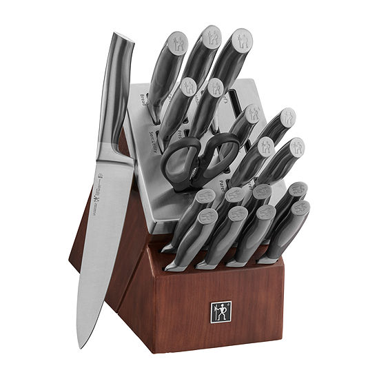Henckels International Graphite 20-pc. Self Sharpening Knife Block Set