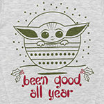 Okie Dokie Christmas Toddler Boys Crew Neck Star Wars Long Sleeve Graphic T-Shirt