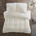 Intelligent Design Leena Shaggy Faux Fur Comforter Mini Set