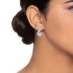 Diamond Blossom 1 CT. T.W. Genuine White Diamond 10K White Gold 21.1mm Stud Earrings