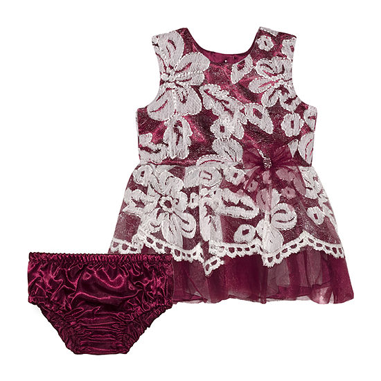 Nannette Baby Baby Girls Sleeveless A-Line Dress