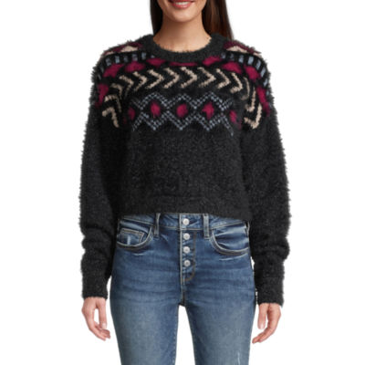 arizona juniors womens crew neck long sleeve sweatshirt