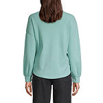 a.n.a Cozy Womens V Neck Long Sleeve Thermal Top