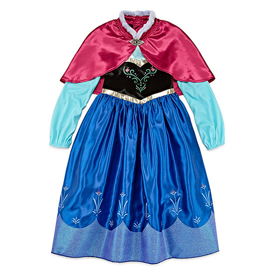 Disney Collection Frozen Anna Dress Up Costume- Girls Girls Costume ...