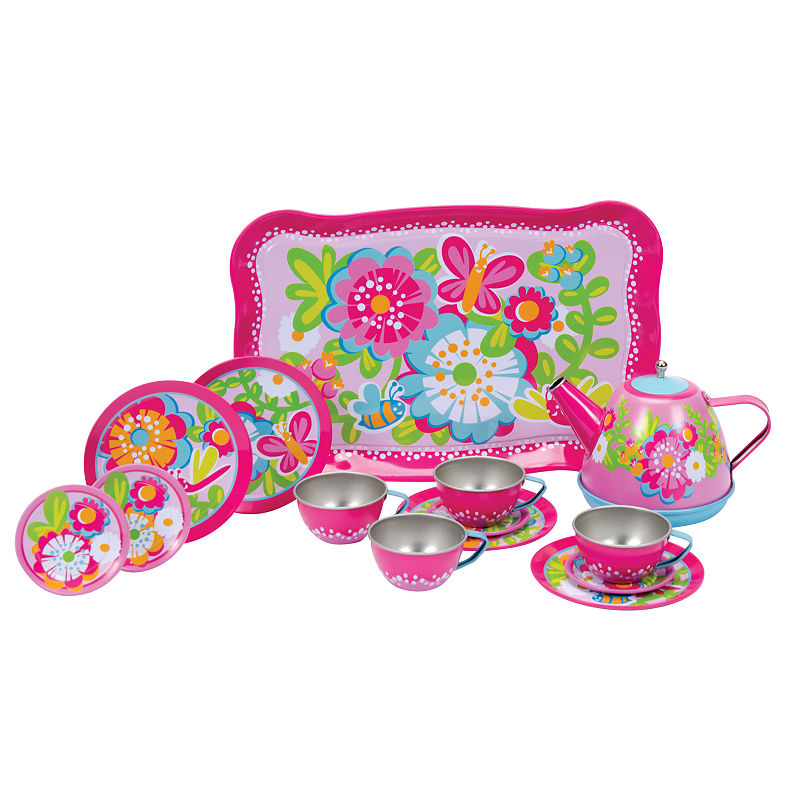 Schylling Garden Party Tin Tea Set