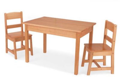 kidkraft table and 2 chairs