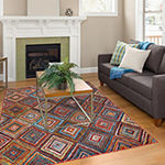 Concord Global Trading Diamond Collection SterlingMulti Area Rug