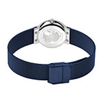 Bering Womens Blue Stainless Steel 3-pc. Watch Boxed Set 12927-307g
