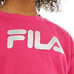Fila Big Girls Crew Neck Long Sleeve Fleece Sweatshirt