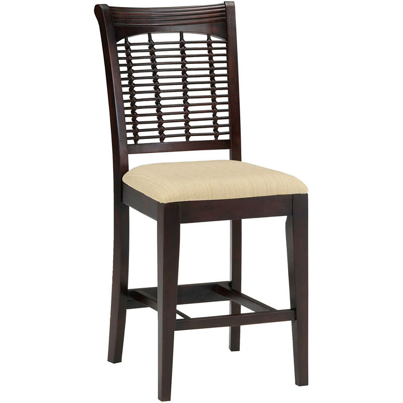 Hillsdale House Everwood Set Of 2 Counter-Height Dining Chairs, Brown