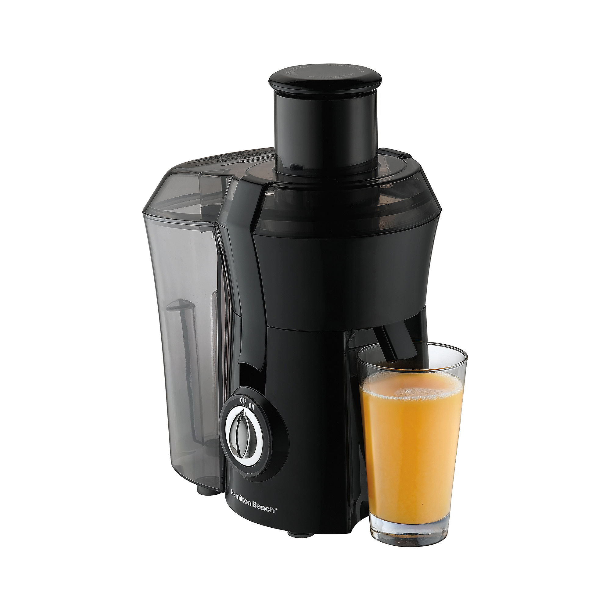 Hamilton Beach 67601A Powerful 800W Big Mouth Countertop Juice Extractor, Black