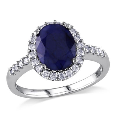 Blue Sapphire 14K Gold Engagement Ring JCPenney