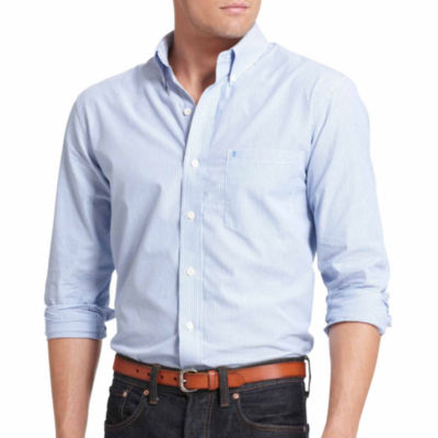 IZOD Premium Essentials Long Sleeve Button Down Shirt-JCPenney, Color ...