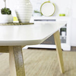 60" Retro Modern Wood Kitchen Dining Table