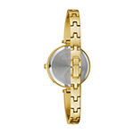 Caravelle Designed By Bulova Womens Gold Tone Stainless Steel 2-pc. Watch Boxed Set 44x100