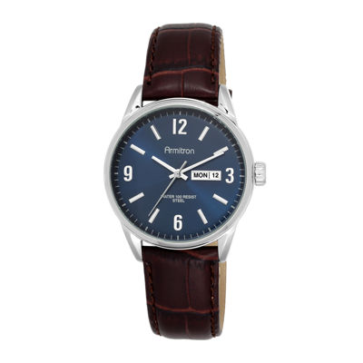 armitron men's watch blue face