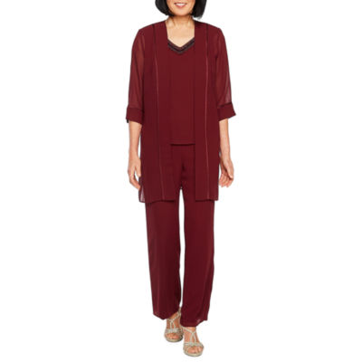 maya brooke 3 piece pant suit