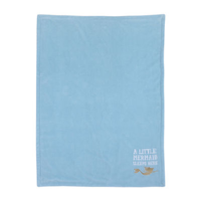 little mermaid baby blanket