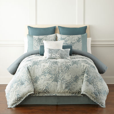 Liz Claiborne Imperial 4 Pc Comforter Set Color Blue Jcpenney