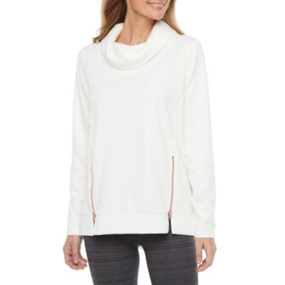 ladies funnel neck sweatshirt